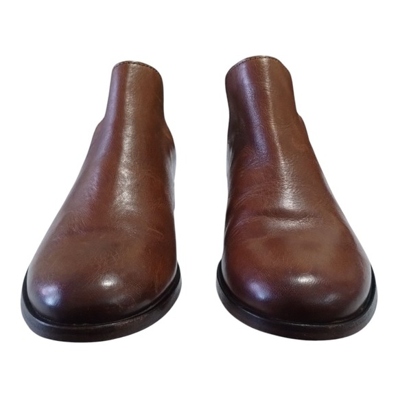 Frye Womens Boots 7.5 Elyssa Shootie Ankle Booties Caramel Leather Boho Neutral - Picture 2 of 6